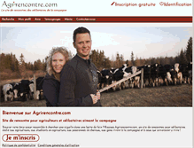 Tablet Screenshot of ca.agrirencontre.com